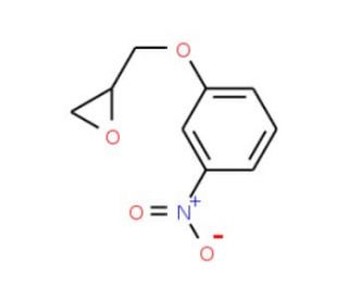 2-[(3-nitrophenoxy)methyl]oxirane (CAS 5332-66-1) - chemical structure image