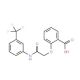 2-[(3-Trifluoromethyl-phenylcarbamoyl)-methoxy]-benzoic acid - chemical structure image