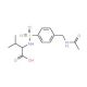 2-[({4-[(acetylamino)methyl]phenyl}sulfonyl)amino]-3-methylbutanoic acid - chemical structure image