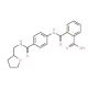 2-[(4-{[(Tetrahydro-2-furanylmethyl)amino]-carbonyl}anilino)carbonyl]benzoic acid - chemical structure image