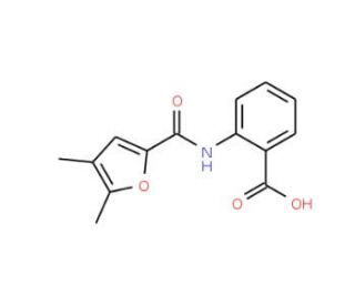 2-[(4,5-Dimethyl-furan-2-carbonyl)-amino]-benzoic acid - chemical structure image