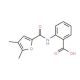 2-[(4,5-Dimethyl-furan-2-carbonyl)-amino]-benzoic acid - chemical structure image