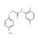 2-[(4-Aminophenyl)sulfanyl]-N-(2,5-difluorophenyl)acetamide - chemical structure image