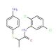 2-[(4-Aminophenyl)thio]-N-(2,5-dichlorophenyl)-propanamide - chemical structure image