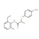 2-[(4-Aminophenyl)thio]-N-(2-ethyl-6-methylphenyl)propanamide - chemical structure image