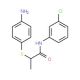 2-[(4-Aminophenyl)thio]-N-(3-chlorophenyl)-propanamide - chemical structure image