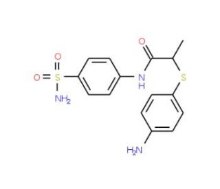 2-[(4-Aminophenyl)thio]-N-[4-(aminosulfonyl)-phenyl]propanamide - chemical structure image