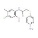 2-[(4-Aminophenyl)thio]-N-(4-chloro-2-methoxy-5-methylphenyl)acetamide - chemical structure image