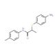 2-[(4-Aminophenyl)thio]-N-(4-methylphenyl)-propanamide - chemical structure image