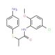 2-[(4-Aminophenyl)thio]-N-(5-chloro-2-methoxyphenyl)propanamide - chemical structure image