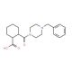 2-[(4-Benzyl-1-piperazinyl)carbonyl]-cyclohexanecarboxylic acid - chemical structure image