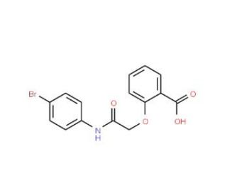 2-[(4-Bromo-phenylcarbamoyl)-methoxy]-benzoic acid - chemical structure image