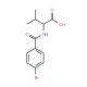 2-[(4-bromobenzoyl)amino]-3-methylbutanoic acid - chemical structure image