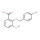 2-[(4-Bromobenzyl)oxy]-3-methoxybenzoic acid - chemical structure image