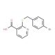 2-[(4-bromobenzyl)thio]nicotinic acid - chemical structure image