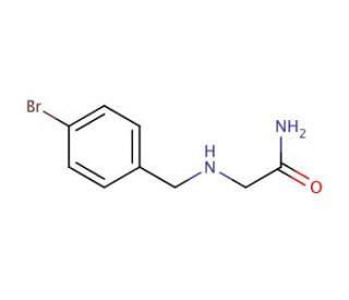 2-{[(4-bromophenyl)methyl]amino}acetamide - chemical structure image