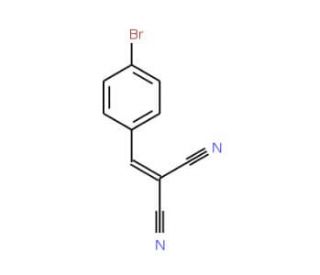 2-[(4-Bromophenyl)methylene]malononitrile - chemical structure image