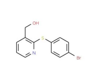 {2-[(4-Bromophenyl)sulfanyl]-3-pyridinyl}methanol - chemical structure image