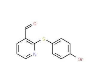 2-[(4-Bromophenyl)sulfanyl]nicotinaldehyde - chemical structure image