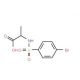 2-{[(4-Bromophenyl)sulfonyl]amino}propanoic acid - chemical structure image