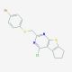2-{[(4-bromophenyl)thio]methyl}-4-chloro-6,7-dihydro-5H-cyclopenta[4,5]thieno[2,3-d]pyrimidine - chemical structure image