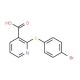 2-[(4-bromophenyl)thio]nicotinic acid (CAS 955-52-2) - chemical structure image
