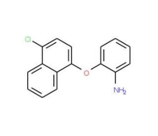 2-[(4-Chloro-1-naphthyl)oxy]aniline - chemical structure image