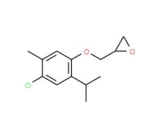 2-[(4-chloro-2-isopropyl-5-methylphenoxy)methyl]oxirane - chemical structure image
