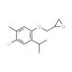 2-[(4-chloro-2-isopropyl-5-methylphenoxy)methyl]oxirane - chemical structure image