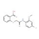 2-[(4-Chloro-2-methoxy-phenylcarbamoyl)-methoxy]-benzoic acid - chemical structure image