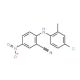 2-[(4-Chloro-2-methylphenyl)amino]-5-nitrobenzonitrile - chemical structure image