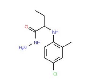 2-[(4-Chloro-2-methylphenyl)amino]butanohydrazide - chemical structure image