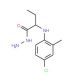 2-[(4-Chloro-2-methylphenyl)amino]butanohydrazide - chemical structure image