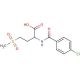 2-[(4-chlorobenzoyl)amino]-4-(methylsulfonyl)butanoic acid - chemical structure image