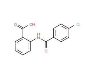 2-[(4-chlorobenzoyl)amino]benzoic acid (CAS 34425-87-1) - chemical structure image