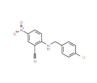 2-[(4-Chlorobenzyl)amino]-5-nitrobenzonitrile - chemical structure image