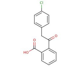 2-[(4-Chlorophenyl)acetyl]benzoic Acid (CAS 53242-76-5) - chemical structure image