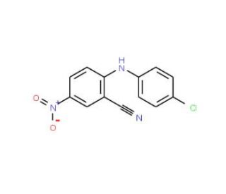 2-[(4-Chlorophenyl)amino]-5-nitrobenzonitrile - chemical structure image