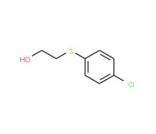 2-[(4-Chlorophenyl)sulfanyl]-1-ethanol (CAS 13457-98-2) - chemical structure image