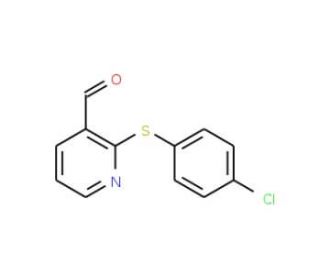 2-[(4-Chlorophenyl)sulfanyl]nicotinaldehyde - chemical structure image