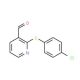 2-[(4-Chlorophenyl)sulfanyl]nicotinaldehyde - chemical structure image