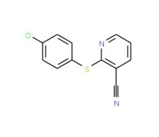 2-[(4-Chlorophenyl)sulfanyl]nicotinonitrile - chemical structure image