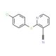 2-[(4-Chlorophenyl)sulfanyl]nicotinonitrile - chemical structure image