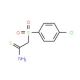 2-[(4-Chlorophenyl)sulfonyl]thioacetamide (CAS 59865-87-1) - chemical structure image