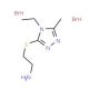 2-[(4-Ethyl-5-methyl-4H-1,2,4-triazol-3-yl)thio]-ethanamine dihydrobromide - chemical structure image