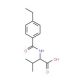 2-[(4-ethylbenzoyl)amino]-3-methylbutanoic acid - chemical structure image