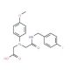 [{2-[(4-Fluorobenzyl)amino]-2-oxoethyl}-(4-methoxyphenyl)amino]acetic acid - chemical structure image