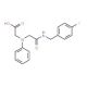 [{2-[(4-Fluorobenzyl)amino]-2-oxoethyl}(phenyl)-amino]acetic acid - chemical structure image
