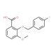 2-[(4-Fluorobenzyl)oxy]-3-methoxybenzoic acid - chemical structure image