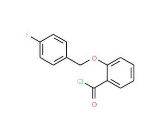 2-[(4-fluorobenzyl)oxy]benzoyl chloride - chemical structure image
